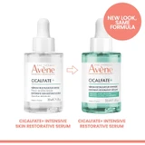 Old and new Cicalfate+ serum bottle designs side by side