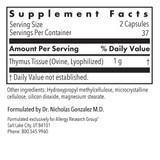 Allergy Research Group Thymus Natural Glandular - 75 capsules