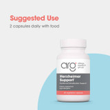 Herxheimer Support bottle, suggested use 2 capsules daily with food