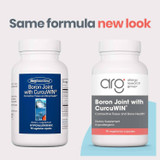 Old and new Boron Joint with CurcuWIN bottles, same formula new look