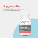 Advanced NeuroPlus bottle, suggested use 3 tablets daily