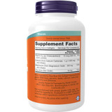 Back of Calcium & Magnesium bottle with supplement facts panel