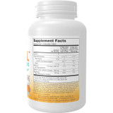 Back of Kid Cal bottle with supplement facts panel