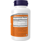 Back of Glutathione bottle with supplement facts panel