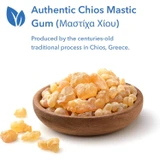 Bowl of mastic resin tears, authentic Chios mastic gum from Chios, Greece