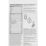 Physicians' Elemental Diet nutrition information and mixing directions panel