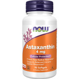 NOW Foods Astaxanthin 4 mg 90 softgel bottle