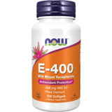NOW Foods E-400 with Mixed Tocopherols 100 softgels bottle