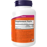 Back of Vitamin C Crystals 8 oz bottle with supplement facts panel
