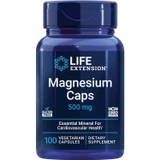 Life Extension Magnesium Caps 500 mg 100 vegetarian capsules bottle