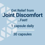 Fast-Acting Joint Formula dosage graphic, 1 capsule daily, 30 capsules