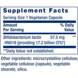 Daily Bowel Regularity supplement facts, Bifidobacterium lactis HN019 providing 17.2 billion CFU