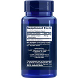 Back of Water-Soluble Pumpkin Seed Extract bottle with supplement facts panel