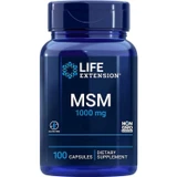 Life Extension MSM 1000 mg 100 capsules bottle