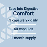 1 capsule 2x daily, 60 capsules, 1-month supply graphic