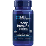 Life Extension Peony Immune White Peony Root Extract 60 vegetarian capsules bottle