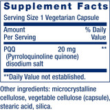 Life Extension PQQ 20mg - 30 Capsules