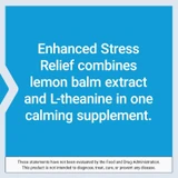 Enhanced Stress Relief benefits text graphic