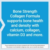 Bone Strength Collagen Formula benefits text graphic