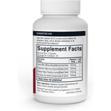 Back of Herbal Sleep Aid bottle with supplement facts panel