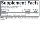 Kirkman Professional Buffered Magnesium Glycinate Powder - Bio-Max Series - 113 Grams