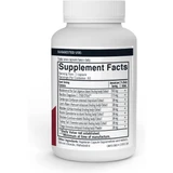 Back of Mushroom Gut Health bottle with supplement facts panel