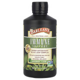 Front of larger Barlean's Immune Support olive leaf complex bottle