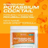 Introducing Potassium Cocktail, formerly known as Pickleball Cocktail, with jar
