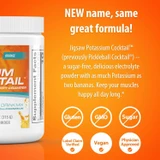 New name, same great formula text with gluten free, non-GMO, sugar free and vegan icons