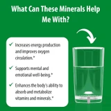 Glass of water with what these minerals help with checklist