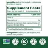 MegaFood Relax + Calm Magnesium Powder-Blackberry Hibiscus Oasis Flavor - 200 Grams