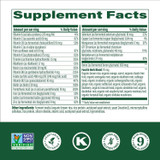 Women's One Daily Multivitamin 90 tablets supplement facts, with certification icons