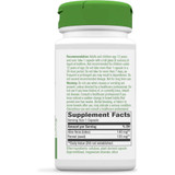 Back of Aloe Latex with Fennel bottle with supplement facts panel