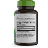Neem Leaf bottle back with supplement facts and recommendation