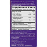 Back of Cell Forté box with supplement facts panel