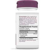 Fenu-Thyme bottle back with recommendations and supplement facts, 900 mg per 2 capsules
