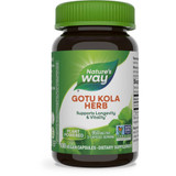 Nature's Way Gotu Kola Herb 950 mg 100 vegan capsule bottle