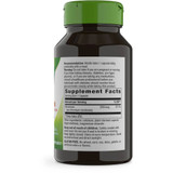 GTF Chromium bottle back with supplement facts and recommendation