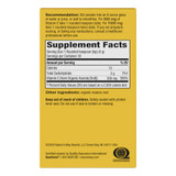 Back of Alive! Vitamin C powder box with supplement facts panel