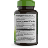 Back of Choline bottle with supplement facts panel