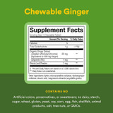 Natural Factors Chewable Ginger - 90 Tablets