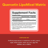 Natural Factors Quercetin LipoMicel Matrix - 60 Softgels