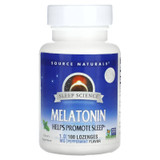 Source Naturals Sleep Science Melatonin 1 mg Peppermint 100 lozenges bottle