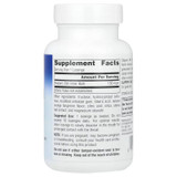 Back of Slippery Elm Tangerine Lozenges bottle with supplement facts panel