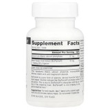 Back of BioPerine bottle with supplement facts panel