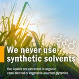 Grass at sunrise, we never use synthetic solvents, extracted in organic cane alcohol or vegetable glycerine