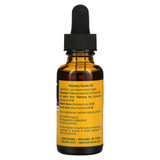 Mullein Garlic Oil bottle back label with directions and ingredients
