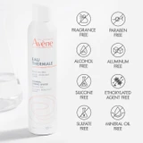 Avène Thermal Spring Water can with free-from icons
