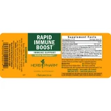Rapid Immune Boost liquid extract label with supplement facts