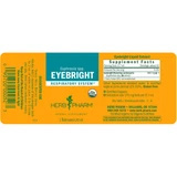 Eyebright liquid extract label with supplement facts